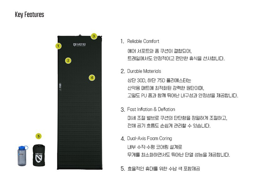 니모 오라 롱와이드 매트 자세히 알아보기